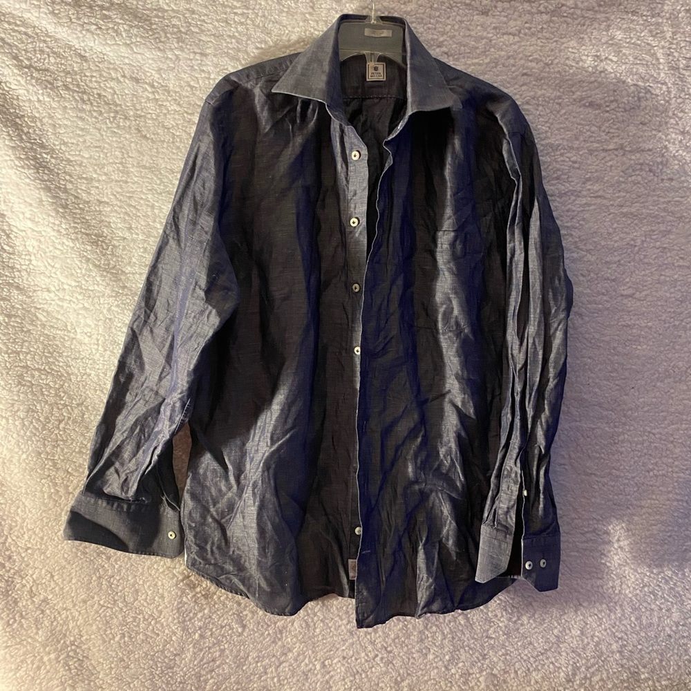 Peter Millar long sleeve button up men size large